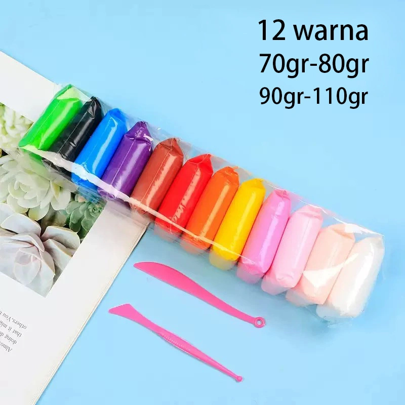 Clay, Mainan Anak isi 12pcs 6pcs ,children's toys clay