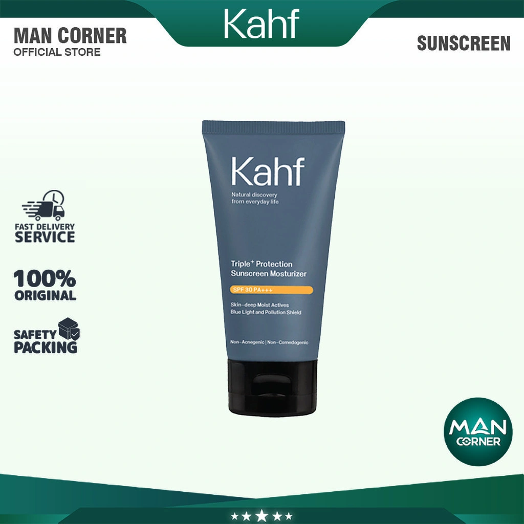 Kahf Triple+ Protection Sunscreen Moisturizer SPF 30 PA+++ 30 ml | Man Corner