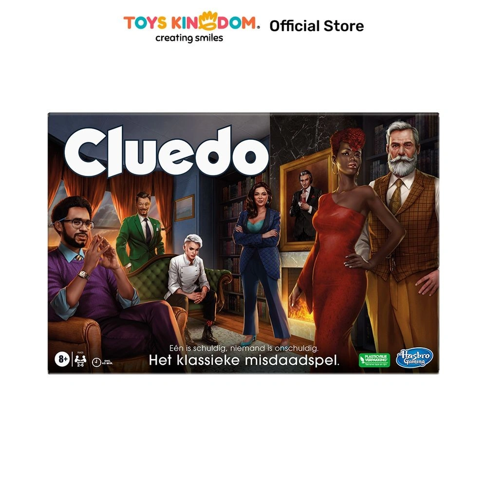 Toys Kingdom Hasbro Gaming Clue Cluedo Classic Refresh F6420 Toys Kids Toy Mainan Strategi Anak Papan Permainan Kebersamaan Board Games