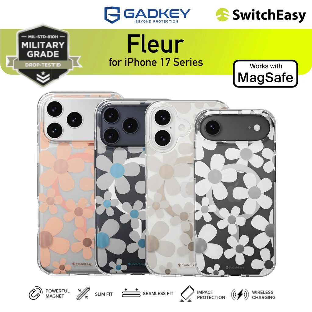 Case iPhone 17 Pro Max / 17 Pro / 17 Air / 17 SwitchEasy Fleur Magsafe Casing Cover