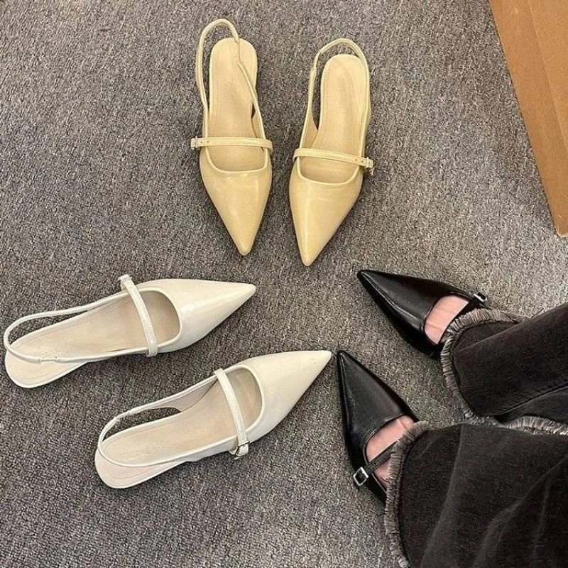 [COZY] Della Sandal Flat Shoes Fashion Wanita Terbaru Kekinian