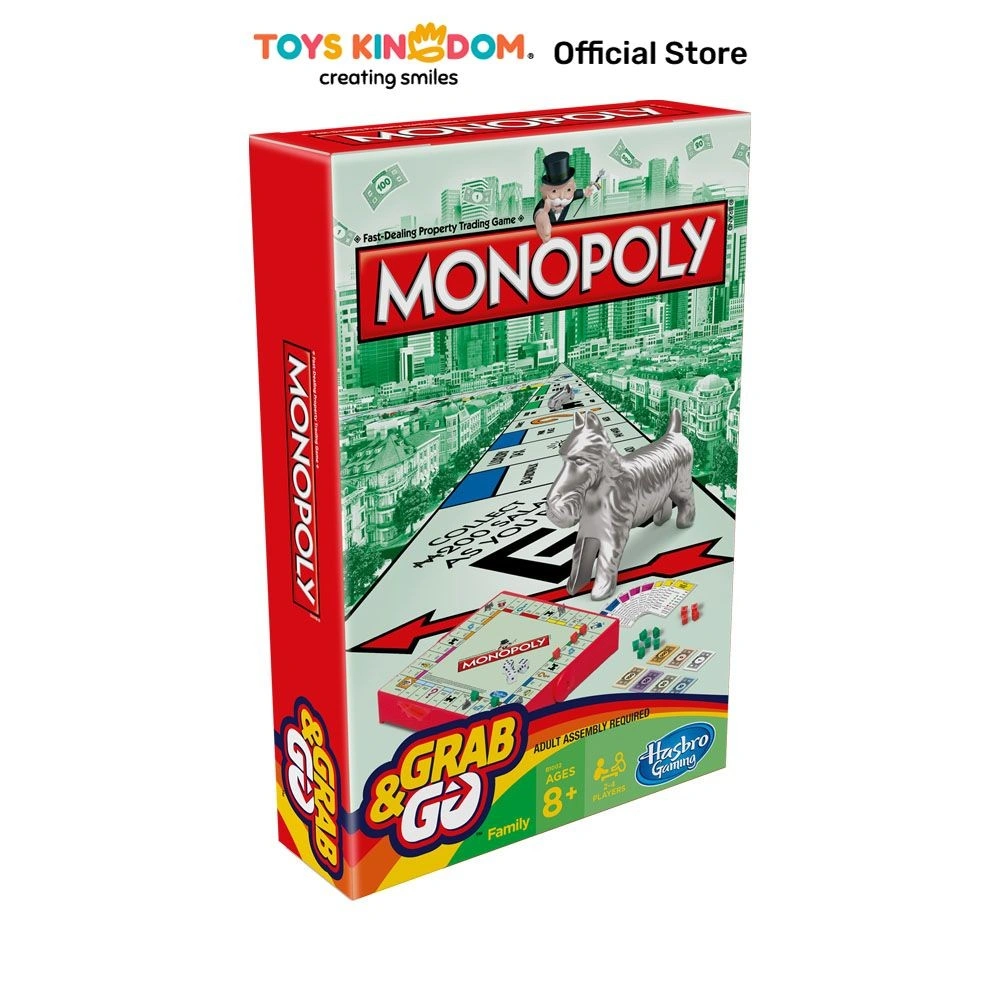 Toys Kingdom Monopoly Grab & Go - Mix Toys Kids Toy Mainan Strategi Anak Papan Permainan Kebersamaan Board Games