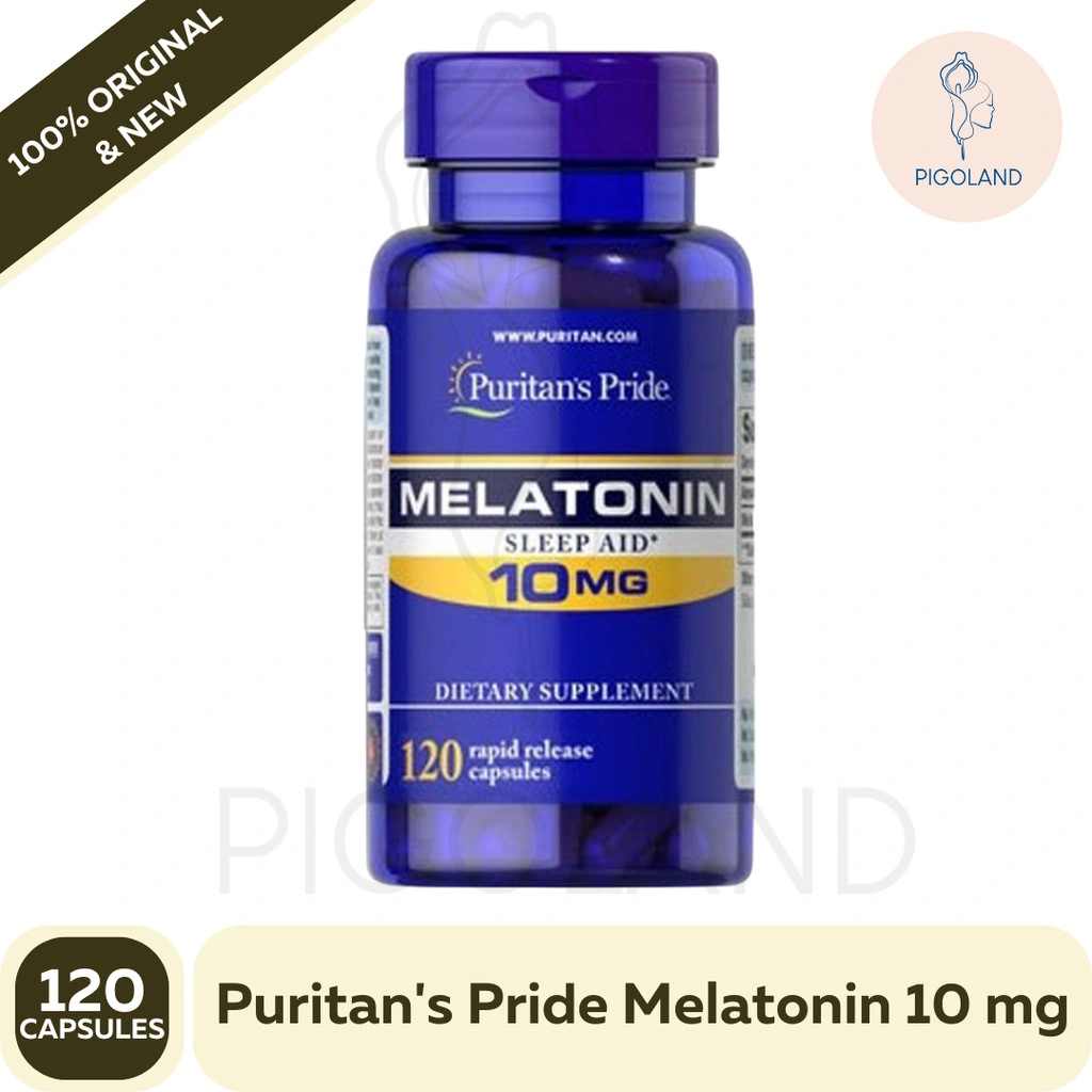 Puritan's Pride Super Strength Melatonin 10 Mg Obat Bantu Tidur