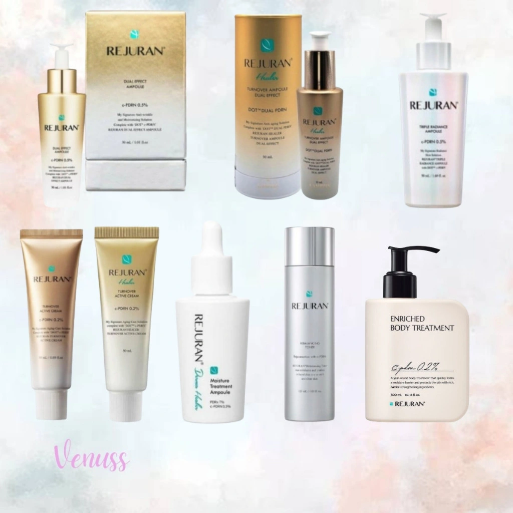 rejuran healer dual effect ampoule 30ml ( NEW PACKAGING TANPA TULISAN HEALER ) | rejuran turnover active cream 50ml | Rejuran triple radiance ampoule 50ml | rejuran derma healer moisture treatment ampoule 30ml | balancing toner 120ml