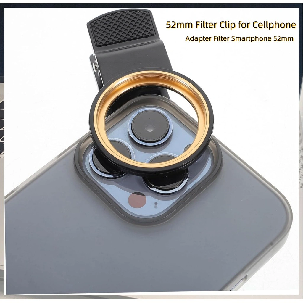 Clip On Filter CPL 52mm Circular Polarizer for Smartphone and Iphone Lens Filter Clip