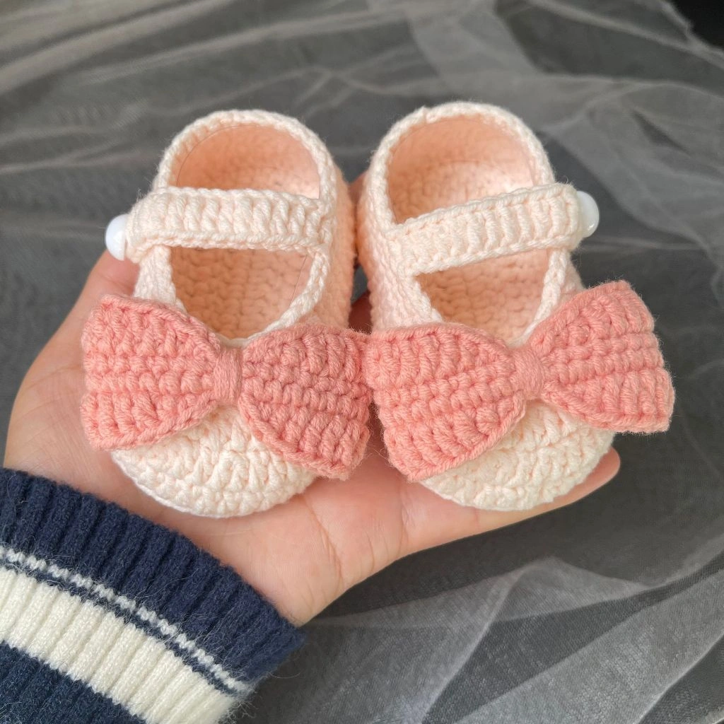 Sepatu Rajut Baby 0-12 Bulan / Kupluk Set Kado New Born Prewalker Spatu Bayi Perempuan Laki Laki Sendal 0-6 6-12 3-12 Month kiosbalitaaprillia