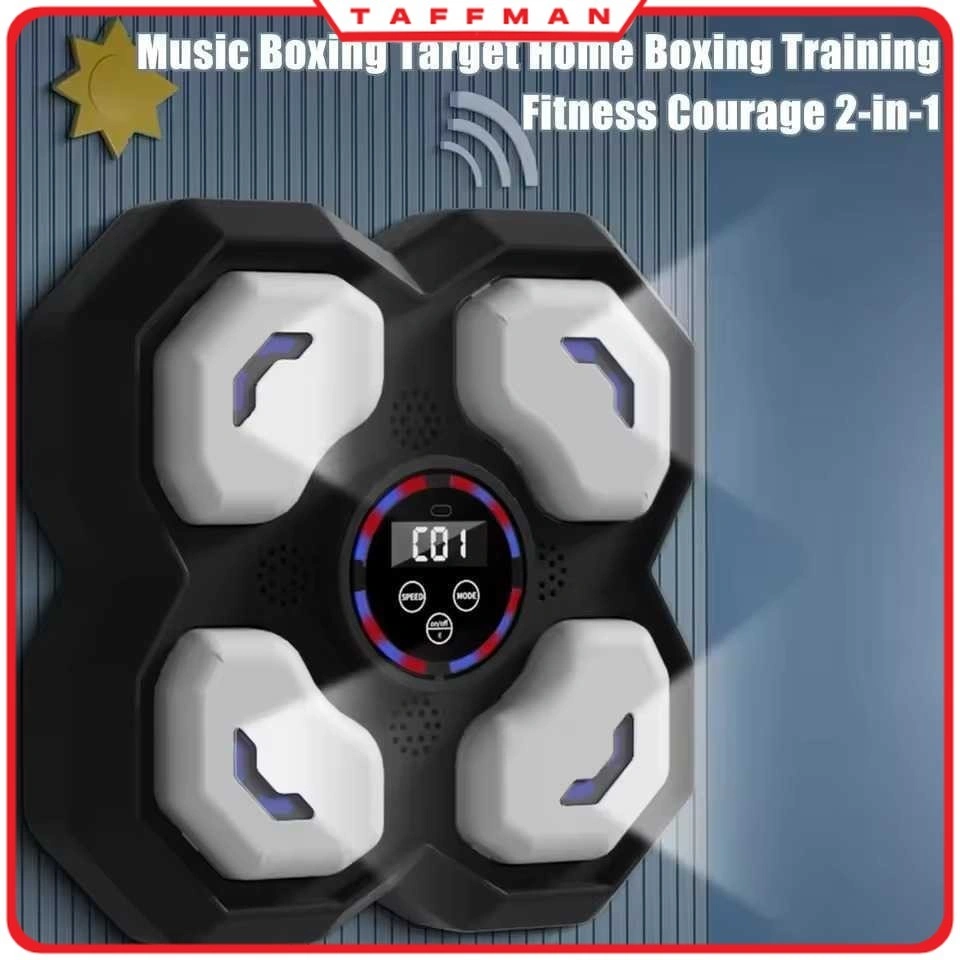 TM - Mesin Tinju Music Boxing Machine Wall Target Bluetooth 9 Speed - QB05