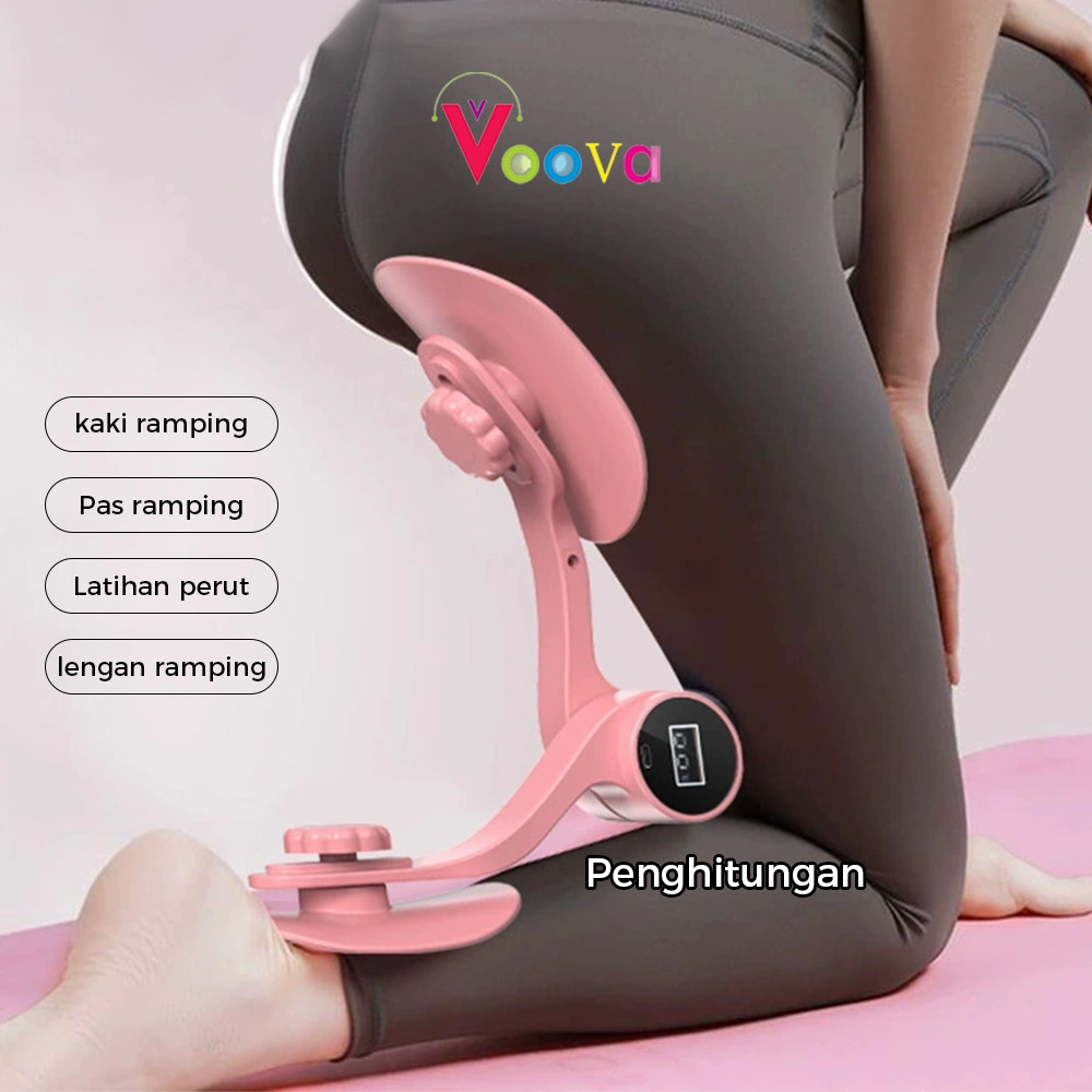 VOOVA Hip Trainer Alat Fitness/ Alat Bantu Olahraga/ Hip Trainer Pilates Olahraga Yoga Paha dan Kaki Alat Senam Kegel Leg Trainer/ Alat Olahraga Paha Hip Trainer