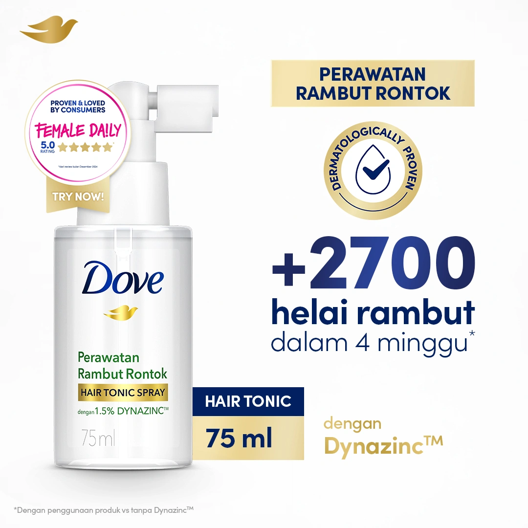Dove Hair Tonic Spray Perawatan Rambut Rontok - 75 ml