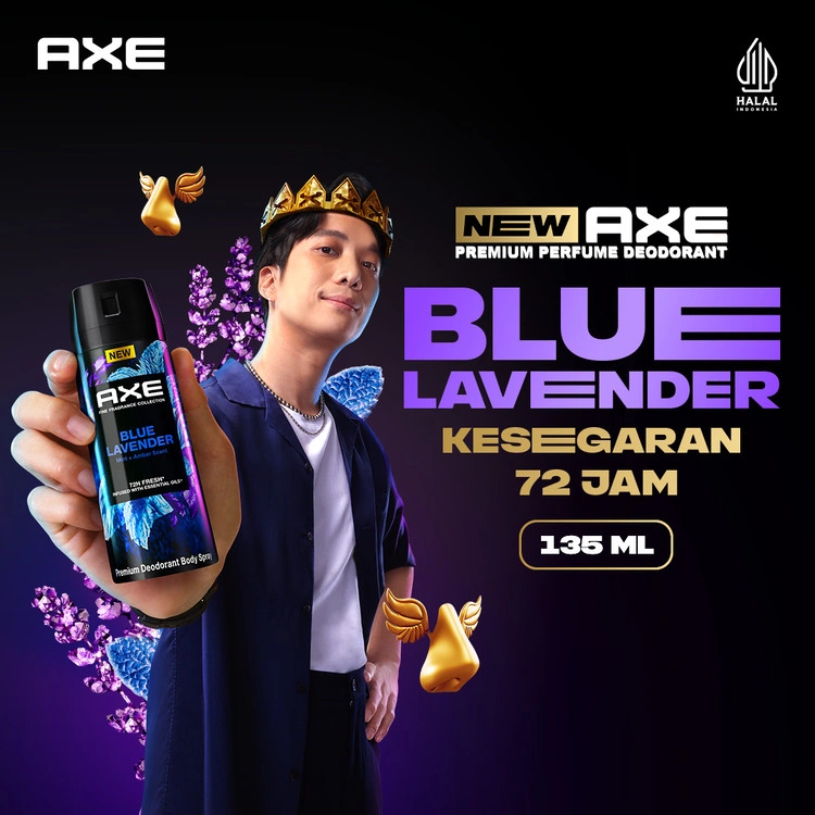 AXE PREMIUM PERFUME DEODORANT BLUE LAVENDER 135ML