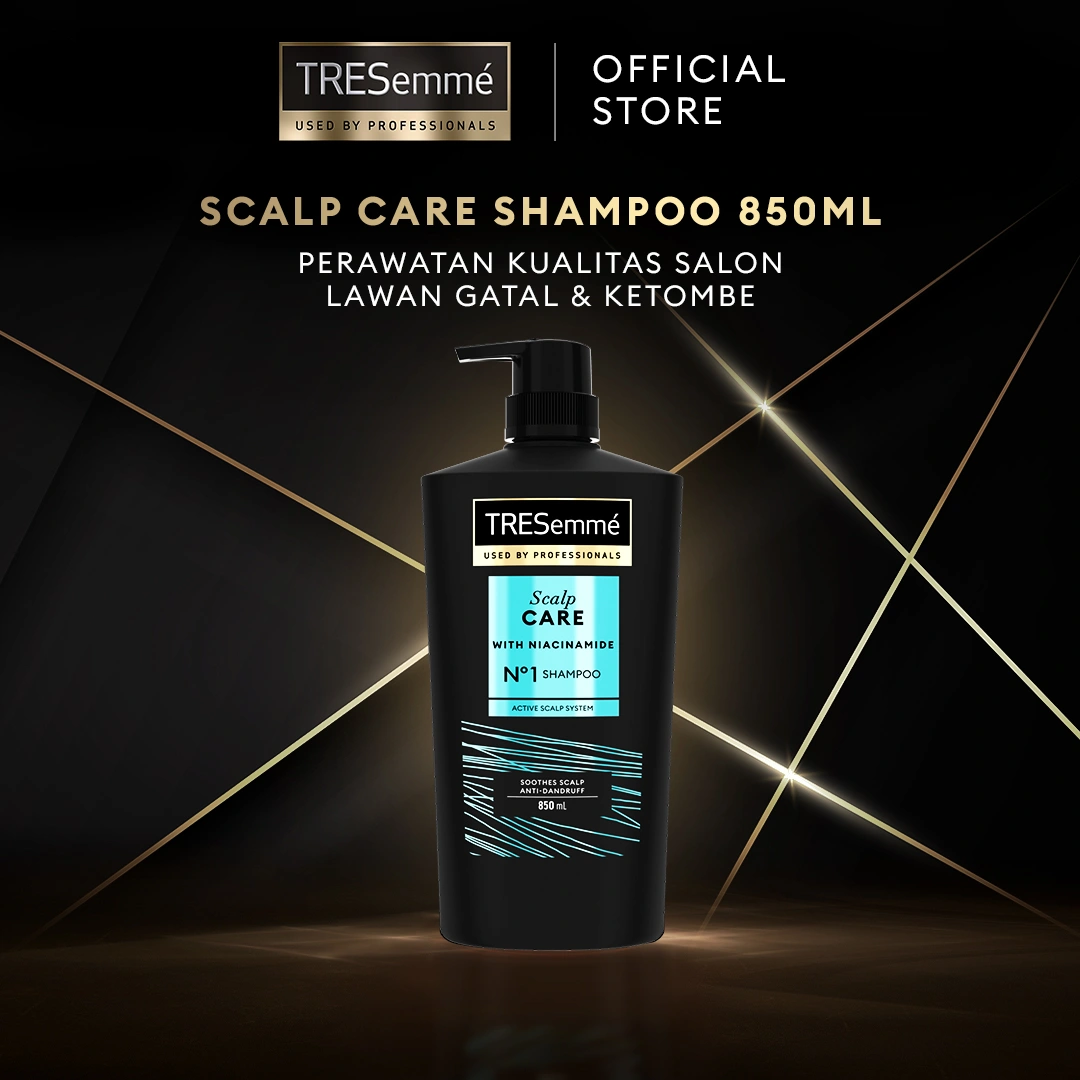 TRESEMME Shampoo Anti Dandruff Shampoo Scalp Care Shampo Anti Ketombe dan Rambut Rontok Dengan Tea Trea Oil 850 ML