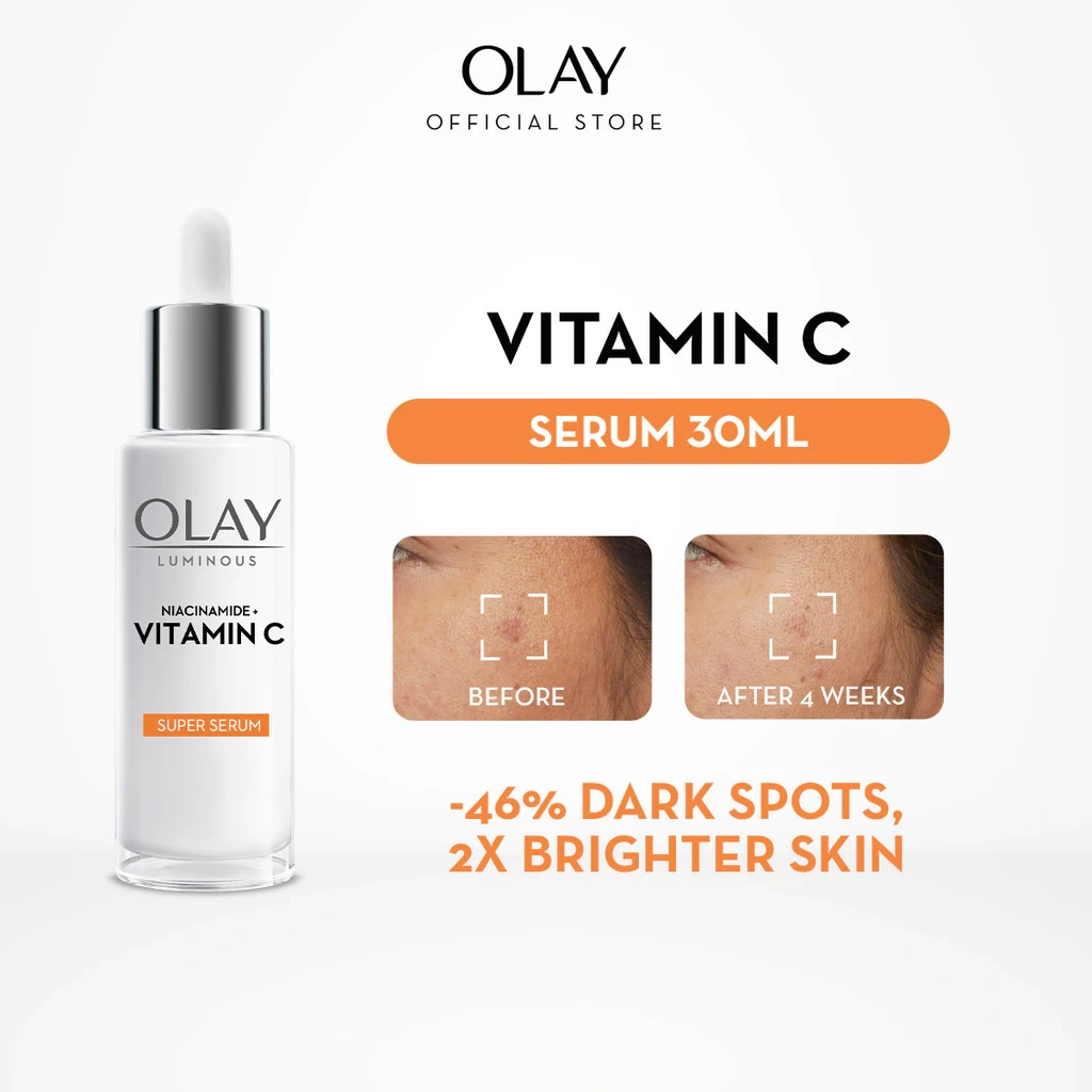 Olay White Radiance Niacinamide + Vitamin C Super Serum Brightening Skincare 30ML
