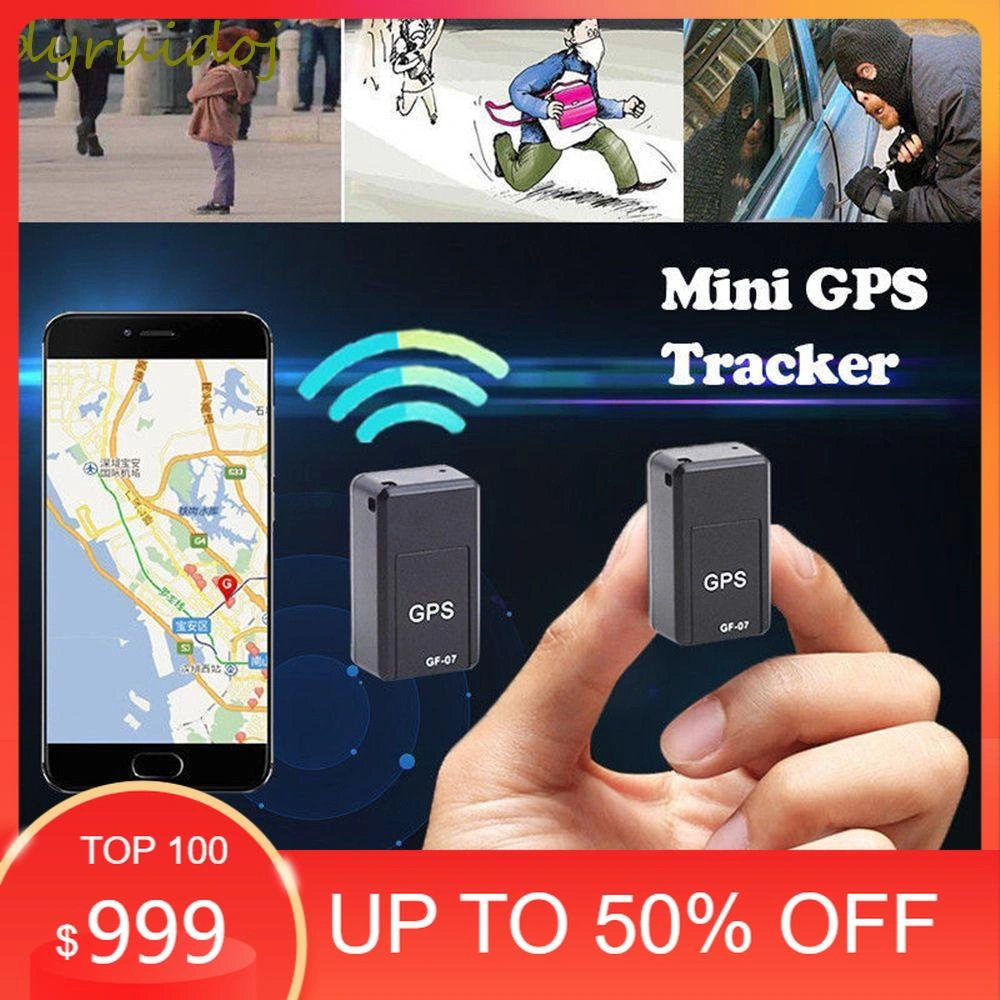 ALAT PELACAK GPS MINI ANTI HILANG / ANTI MALING/ANTI LUPA/PACAR HILANG BISA DI PANTAU/GPS GF07 MINI TRACKER LENGKAP KOTAK/BOX