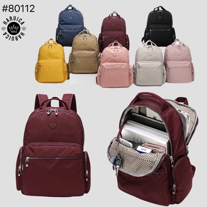 BEST SELLER!!! HARUICA BAG 80112 - tas ransel sekolah import waterproof - ransel wanita - tas sekolah ransel - tas backpack - tas laptop