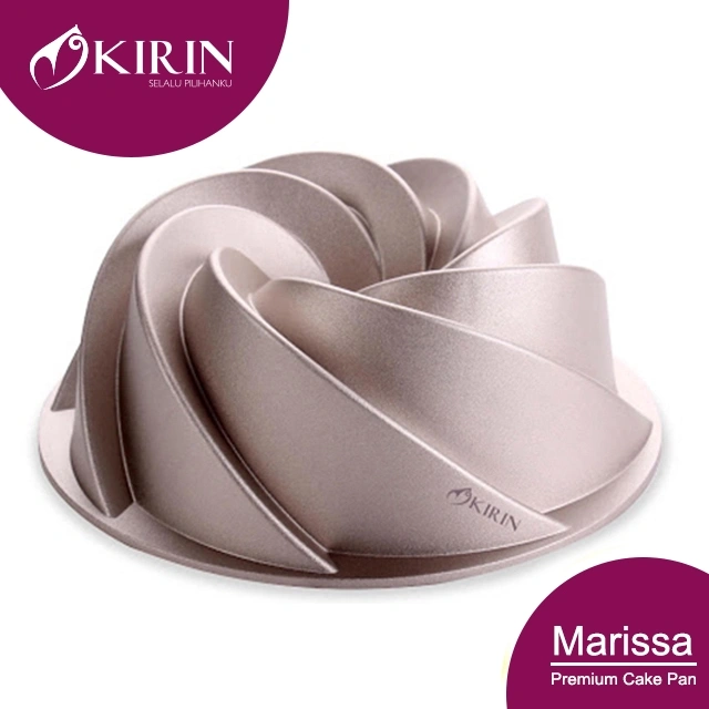 KIRIN PREMIUM CAKE PAN DIE CAST | LOYANG KUE MARISSA CHAMPAGNE GOLD