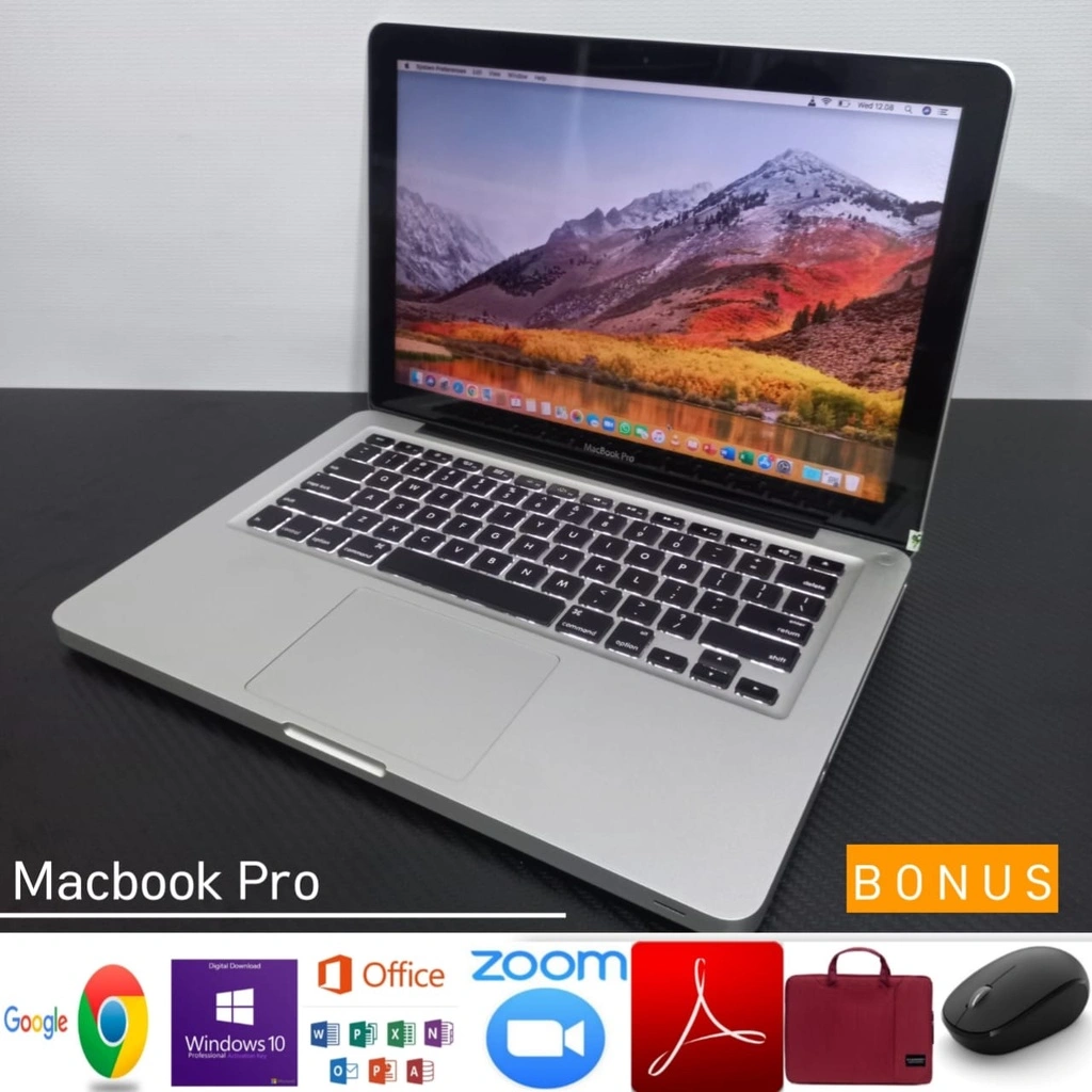 Macbook Pro A1278 2012 Intel Core i7 Ram 8GB SSD 256GB MacOS CPu 2.9GHz