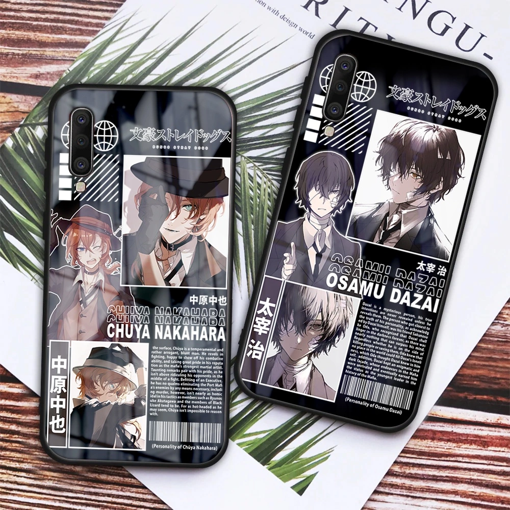 Custom Hardcase Softcase Glasscase Casing Anime Bungou Stray Dogs -  [HP Samsung, iPhone, Oppo, Xiaomi, Redmi, Realme, Vivo, All type Smartphone]