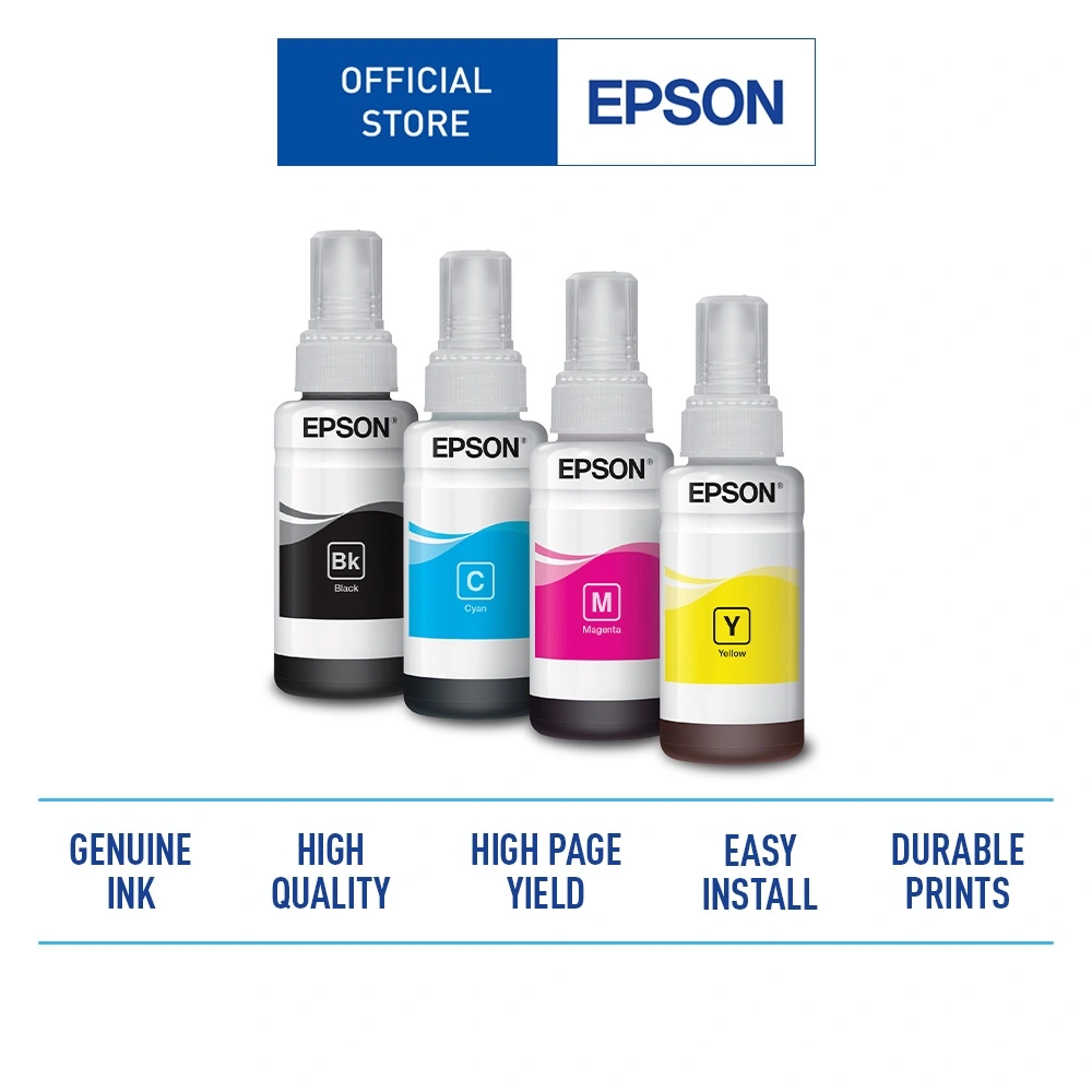 Epson Tinta T664 1 set 664 (Paket 4 Warna)