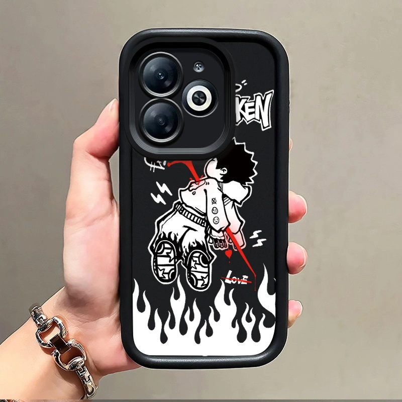 Casing Hp Untuk Infinix Smart 9 HD 8 8 Plus 8 HD 8 Pro Smart 7 HD Smart 6 Smart 6 Plus Smart 5 Tecno Pop 8 Spark Go 2024 Spark 20  Spark Go 2023 Pop 7 Pro  Hot 10 Lite Case Casing lembut baru Kasing Silikon Kesing HP motif orang-orang Softcase