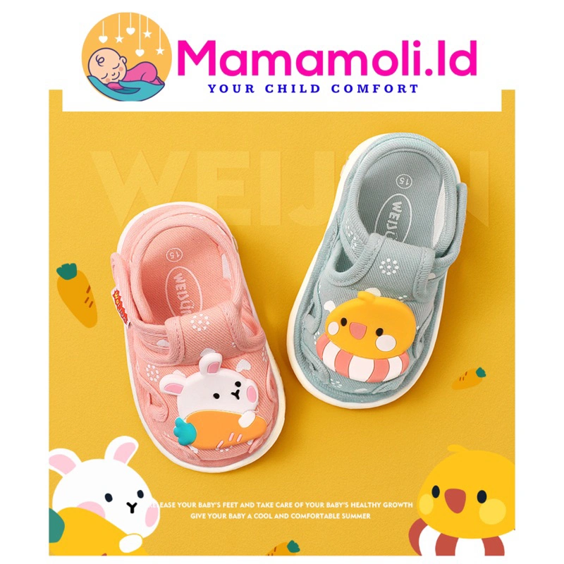 Sandal Anak / Sandal Bayi  / Sepatu Sandal Prewalker Anak Belajar Jalan Cit Cit  Cewek Cowok Laki Laki Perempuan / Sepatu Di Injek Bunyi Cit Cit / Baby Prewalker Shoes Girl Boy / Kaos Kaki Anak Bayi Belajar Jalan