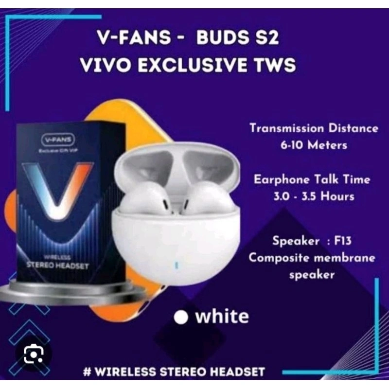 Tws earphone wireless foomee Vivo Oppo enco buds