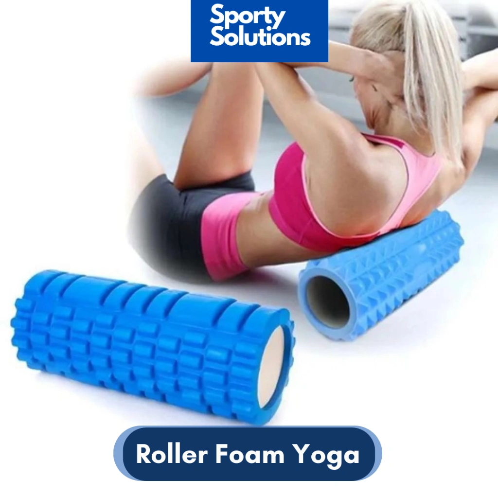 Foam Roller Yoga Pilates Fitness Pemulihan Otot Cocok untuk Atlet & Pemula
