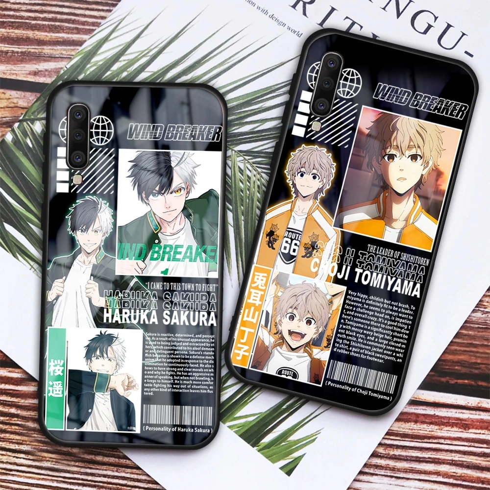 Custom Hardcase Softcase Glasscase Casing Anime Wind Breaker -  Manhwa Wind Breaker [HP Samsung, iPhone, Poco,  Oppo, Xiaomi, Redmi, Realme, Vivo, All type Smartphone]