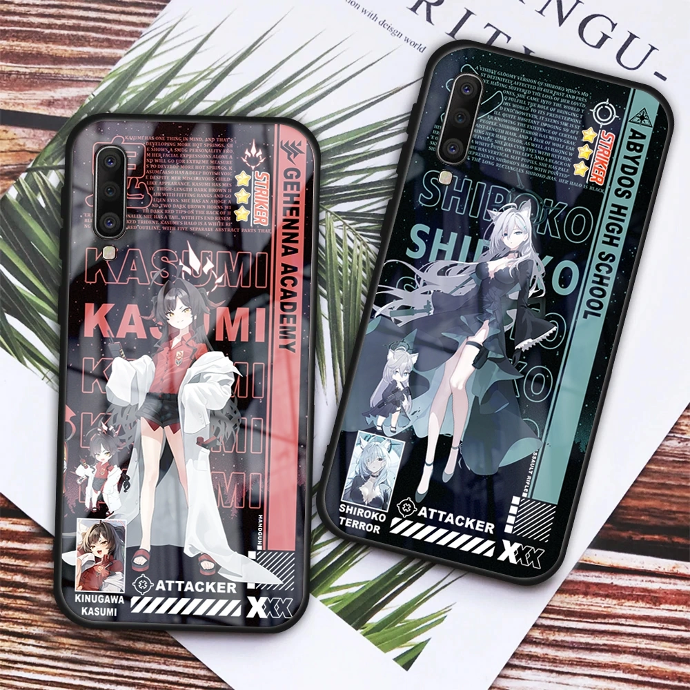 Custom Hardcase Softcase Glasscase Casing Karakter Game Blue Archive [HP Poco,  Samsung, iPhone, Oppo, Xiaomi, Redmi, Realme, Vivo, All type Smartphone] Pt. 5