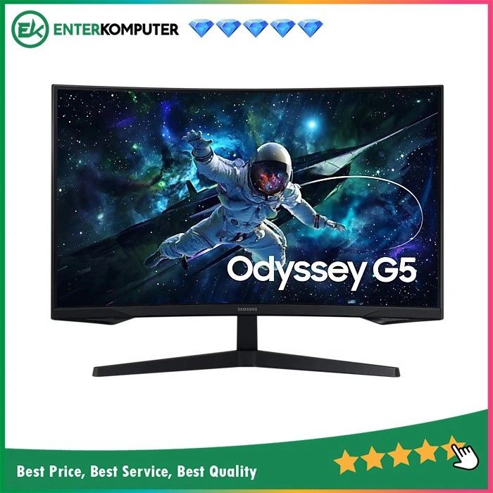 SAMSUNG 32" S32CG552 Odyssey G5 QHD 165Hz Curved Gaming Monitor