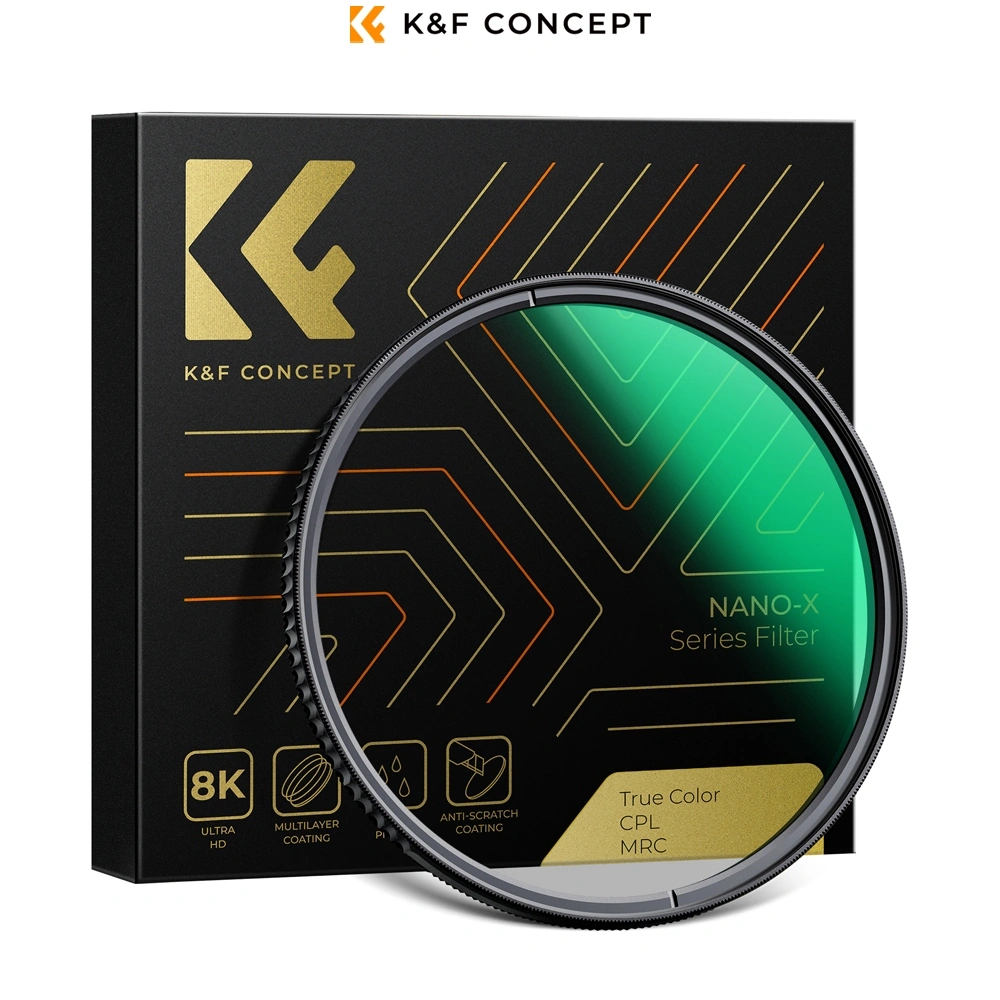 K&F Concept CPL Filter True Color Nano X Series with 28 Multi Layer Coatings