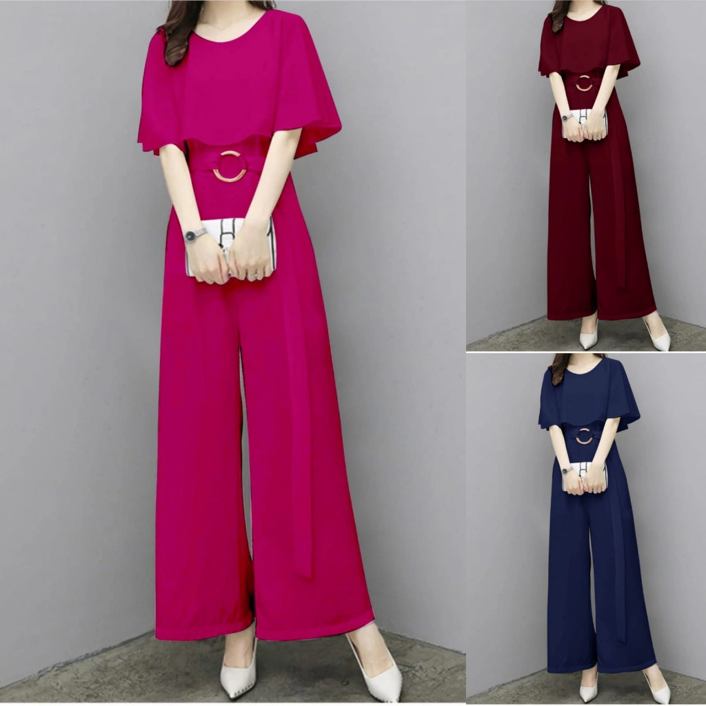 BEST SELLER  !!! Jumpsuit New Xena / Jumpsuit Mosscrepe Cantik Best Seller / Bisa COD
