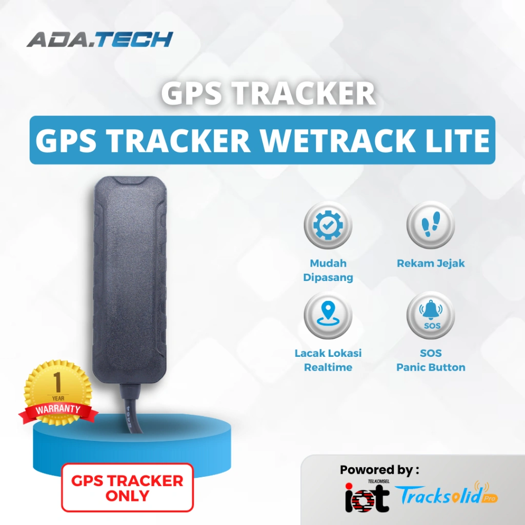 Concox Gps Tracker Wetrack Lite Original Untuk Mobil Motor