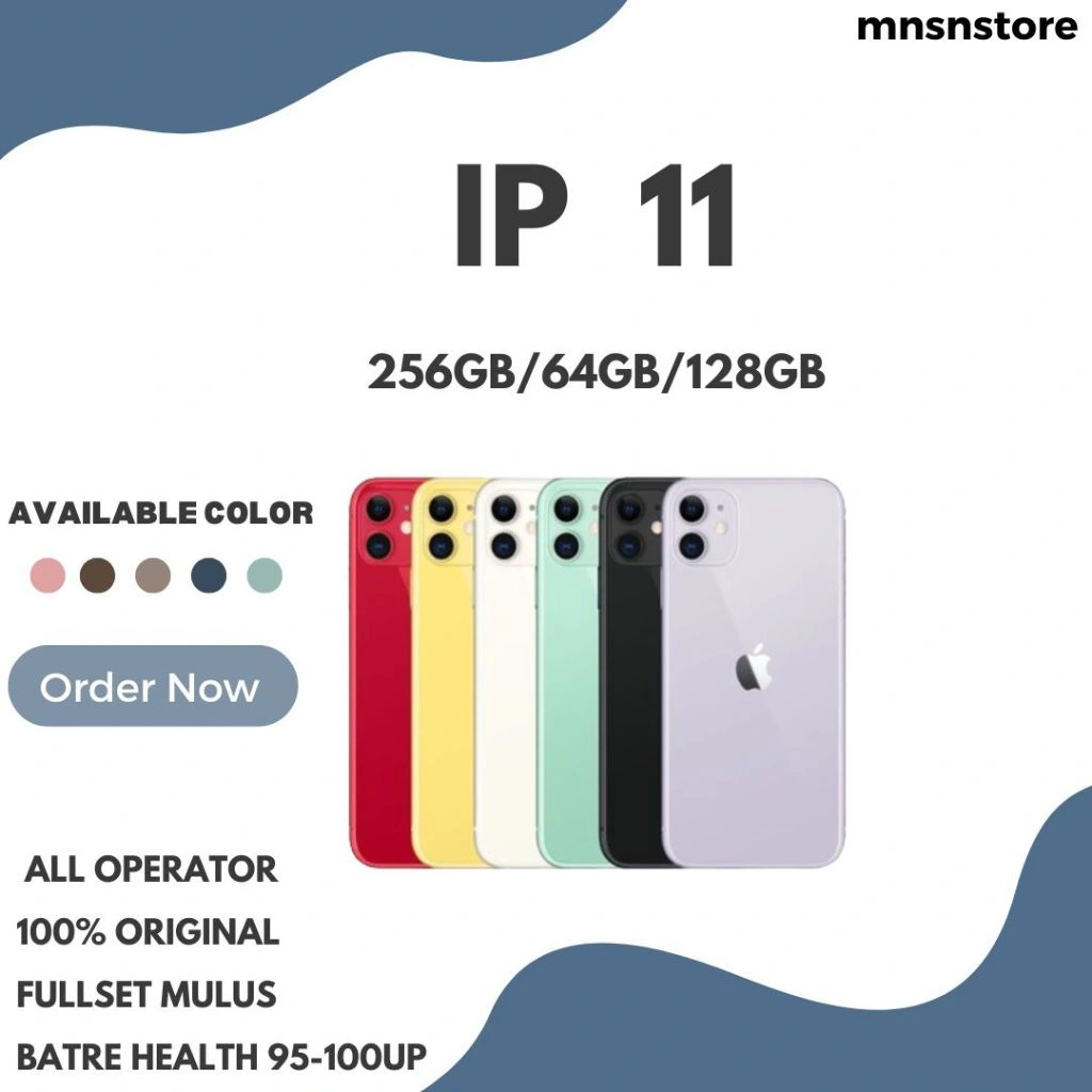 IPhone 11 Second 256GB/128GB/64GB SECOND Original 100% Mulus Fullset No Refurbish LIKE NEW.