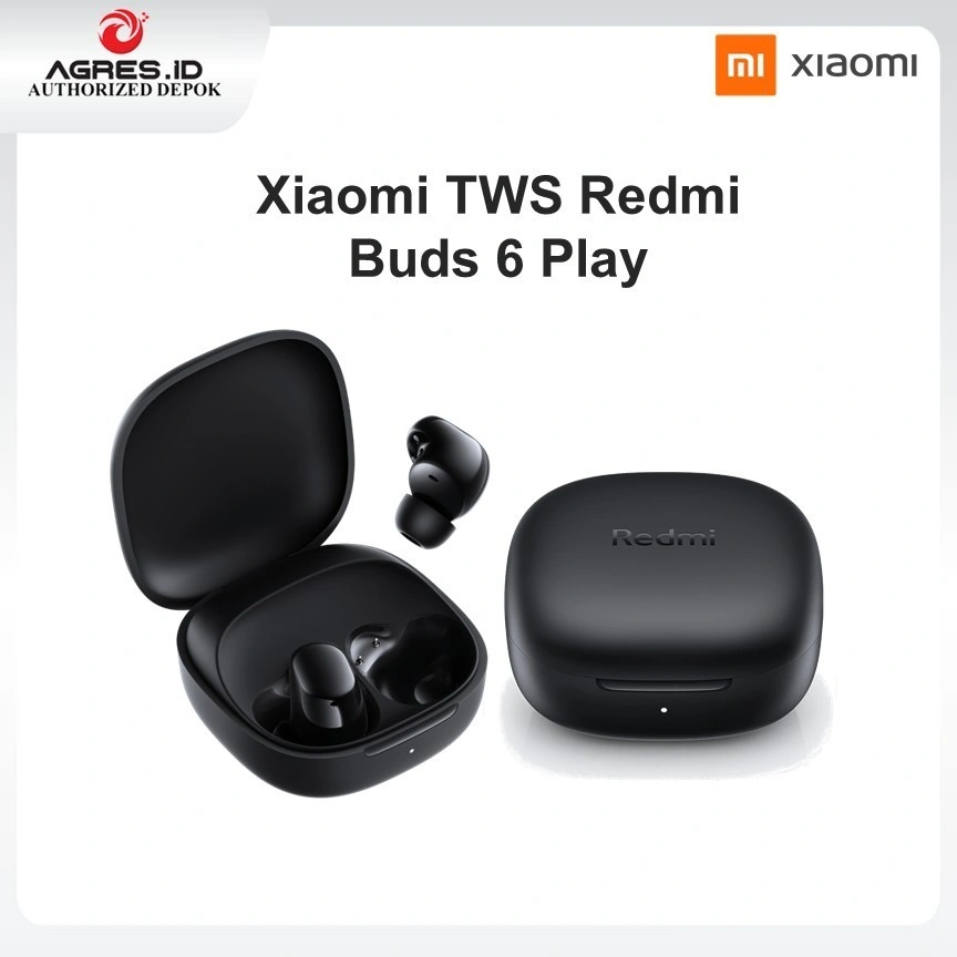 TWS Xiaomi Redmi Buds 6 Play - Headset Bluetooth Earphone Wireless Original | Garansi Resmi