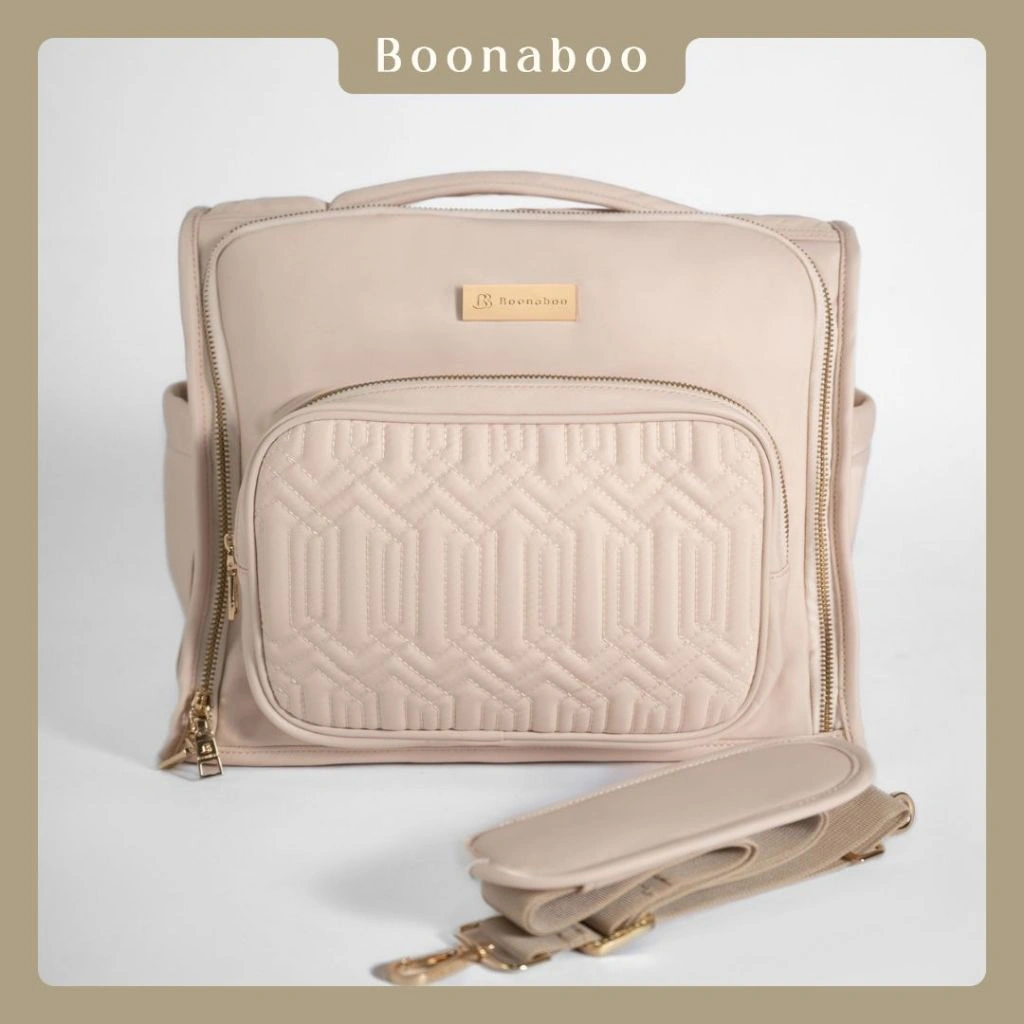 Tas Bayi Multifungsi | Diaper Bag | Boonaboo Sierra Diaper Bag Ivory