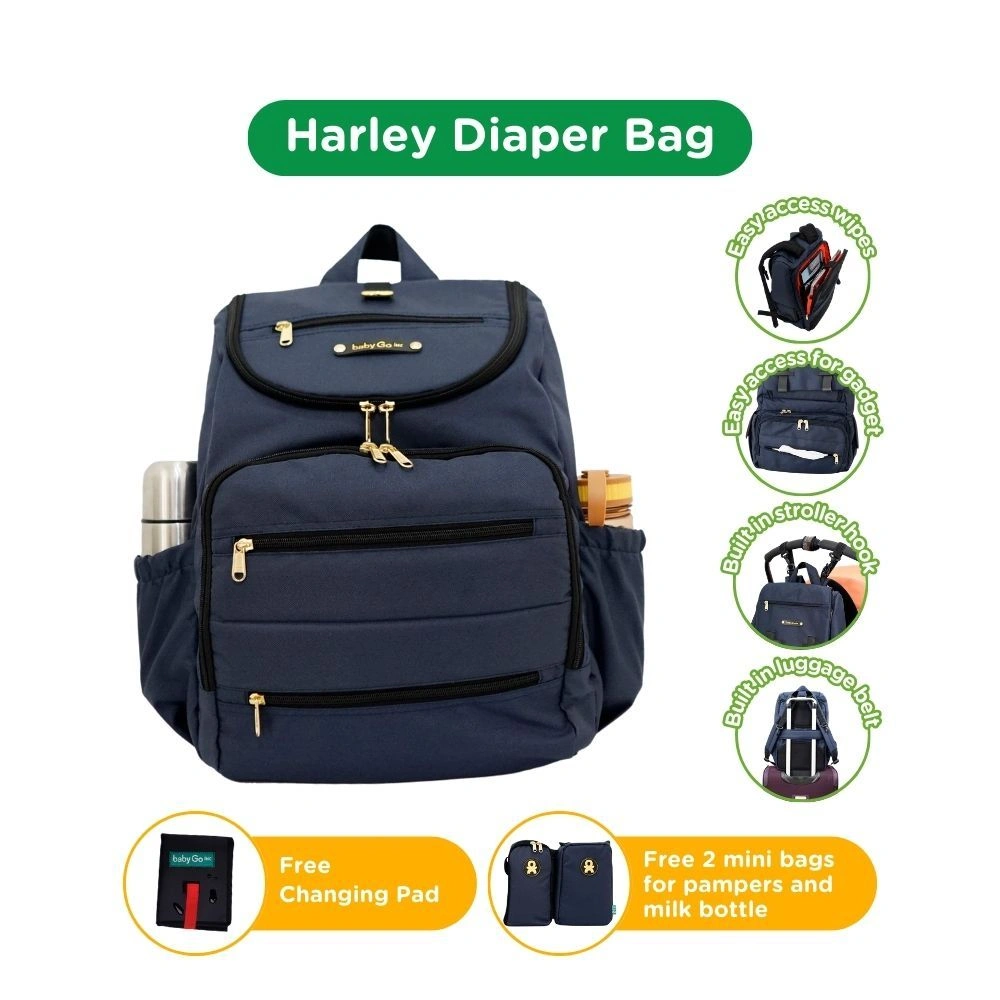 BabyGO Inc Harley Backpack Diaper Bag
