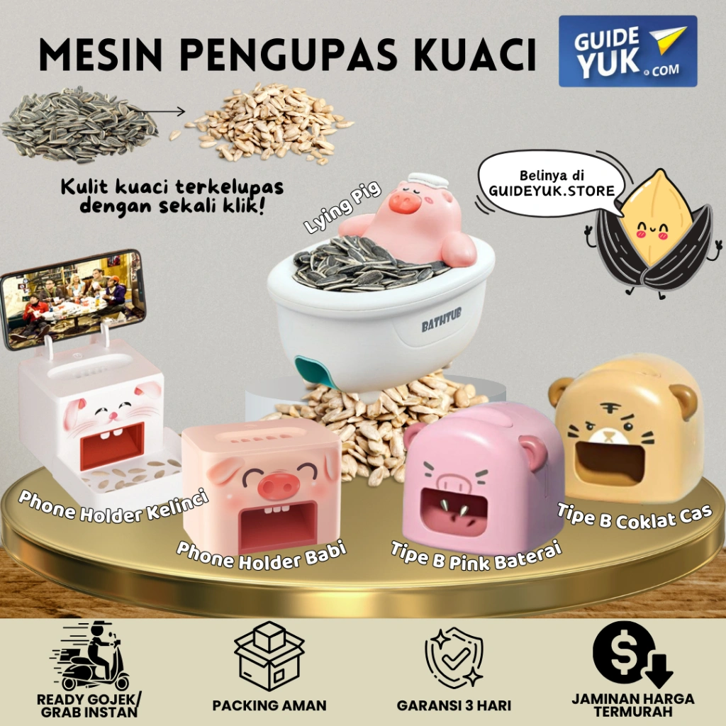 Sunflower Seed Peeling Machine Mesin Pengupas Kupas Pembuka Buka Kuaci