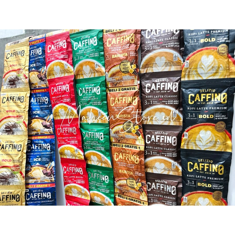 DELIZIO CAFFINO Kopi Latte Instan 3 in 1