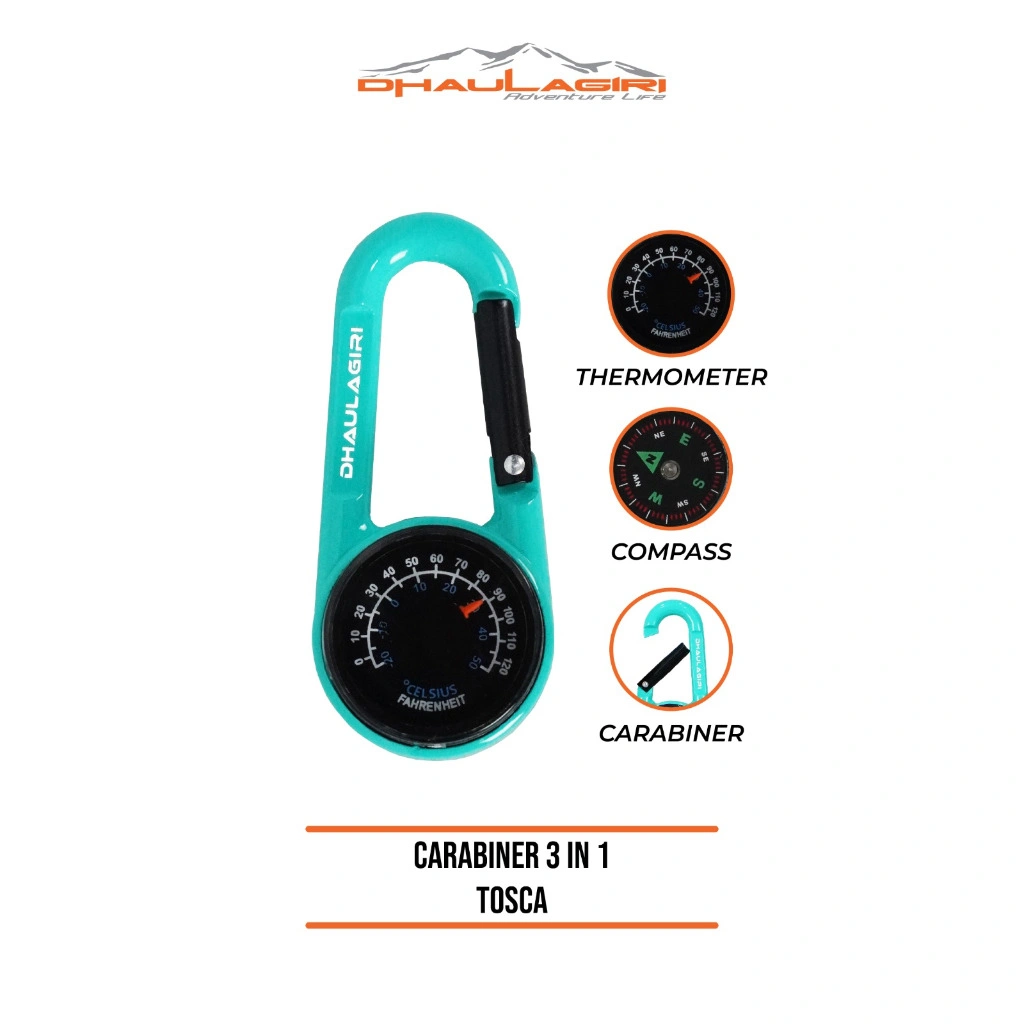 Dhaulagiri - Dhaulagiri Carabiner Compass Carabiner Kompas Outdoor Camping