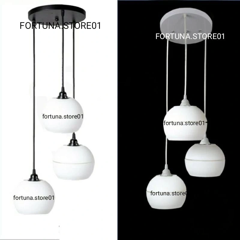 LAMPU HIAS BOLA LAMPU GANTUNG MINIMALIS PVC