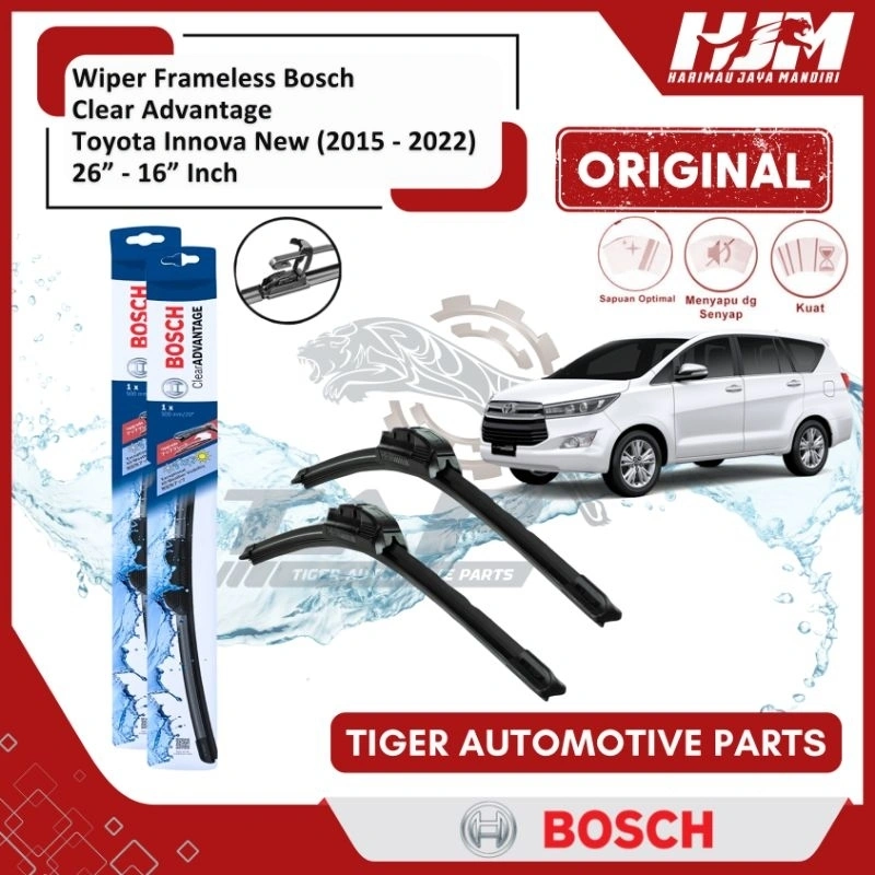 WIPER MOBIL FRAMELESS INNOVA REBORN BOSCH CLEAR ADVANTAGE 26" - 16" ORIGINAL
