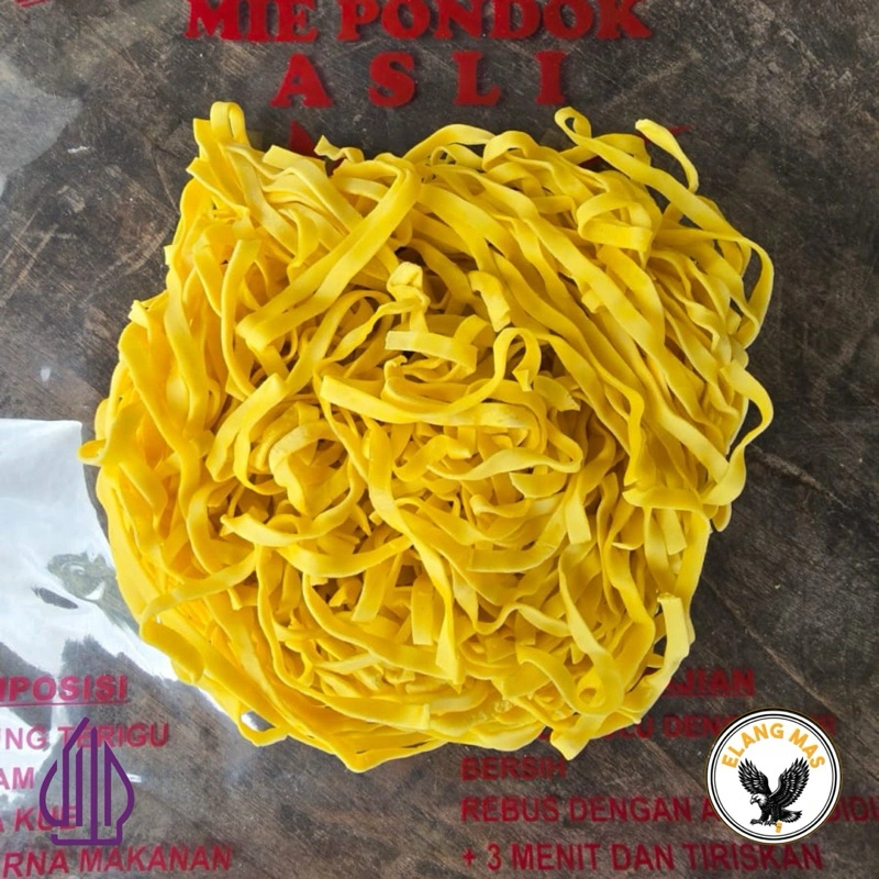 mie Kuning Kering TIPE LEBAR (1KG) merek Elang mas