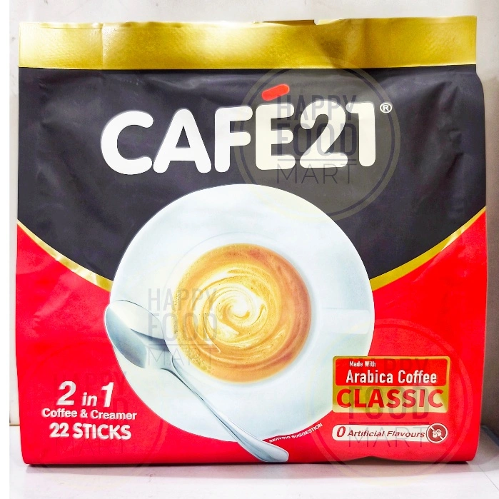 [BPOM RI] CAFE21 INSTANT COFFEE MIX/ CAFE 21 GOLD ROAST COFFEEMIX/ KOPI INSTAN GOLDROAST