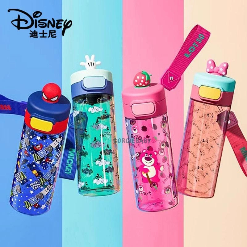 Botol Minum Anak Disney Original Tritan 530ML BPA Free Tahan Banting