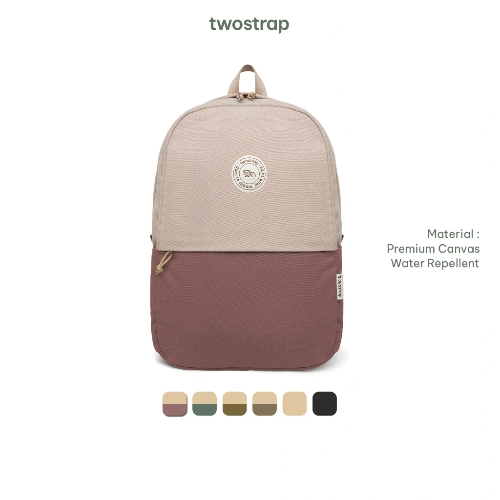 TWOSTRAP - Rustic Backpack - Tas Ransel Laptop Wanita 14 Inch