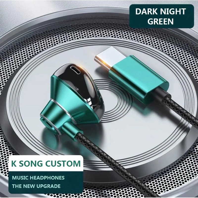 earphone / headset honor X9C 5G , honor 400 , 400 Lite 200 pro stereo bass type c