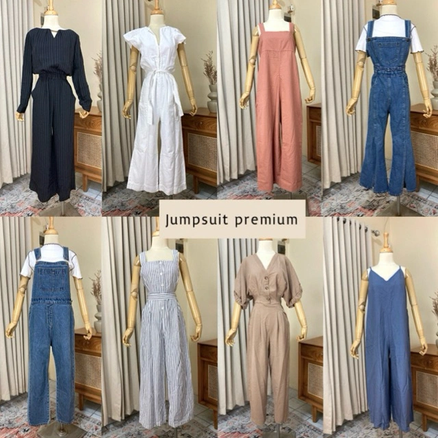Jumpsuit Wanita Premium / jumpsuit panjang premium