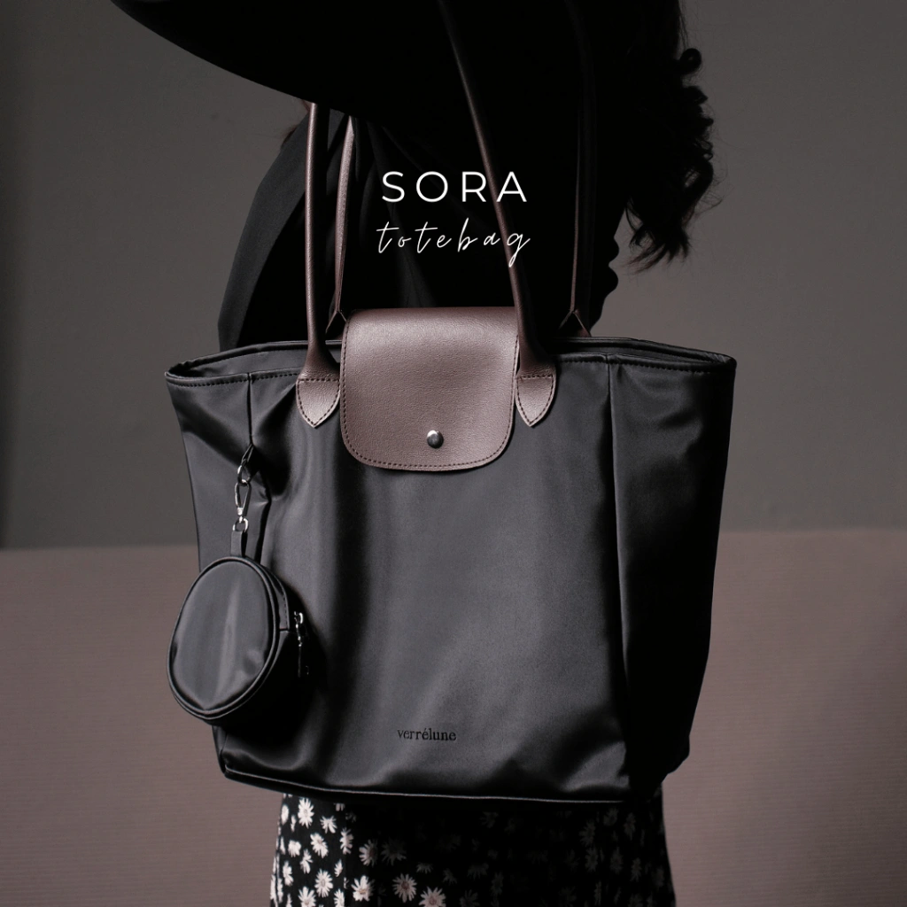 Sora Bag - Verrelune | TAS KERJA WANITA | TOTEBAG ANTI AIR | TAS LAPTOP 15 INCH⁠
