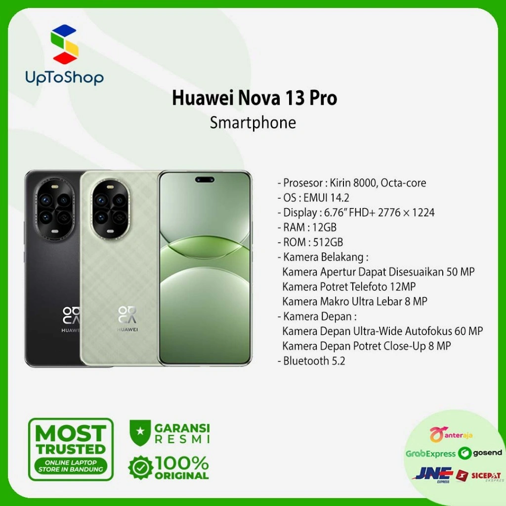 HUAWEI nova 13 Pro | 12GB + 512GB | 60 MP Front Ultra Portrait Dual Camera | 100W HUAWEI SuperCharge Turbo