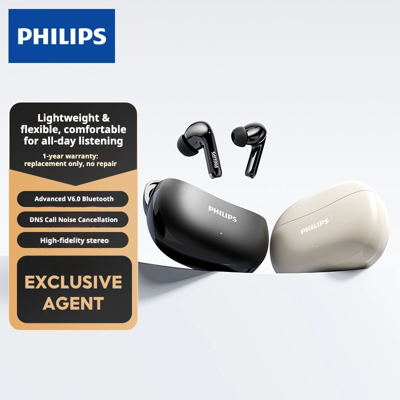 PHILIPS TAT1320 Original True Wireless Bluetooth Earphone Earbuds Bluetooth 6.0 High Sound Quality